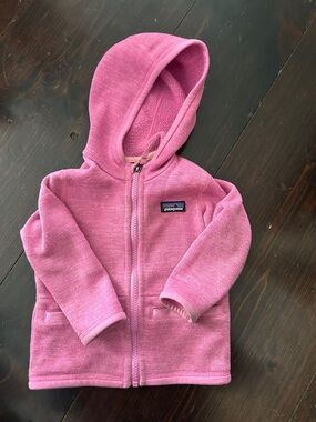 Patagonia Pink Fleece Hoodie